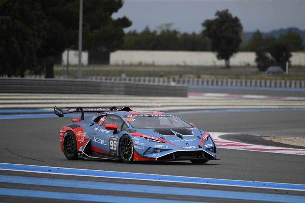 Silas Rytter lavede drømmedebut i europæisk Lamborghini-mesterskab.
(Foto: Leipert Motorsport)